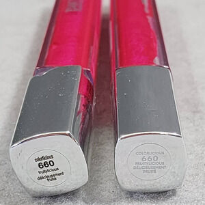 CoverGirl #660 FRUITYLICIOUS Colorlicious High Shine Lip Gloss Lot of 2 ~ NEW